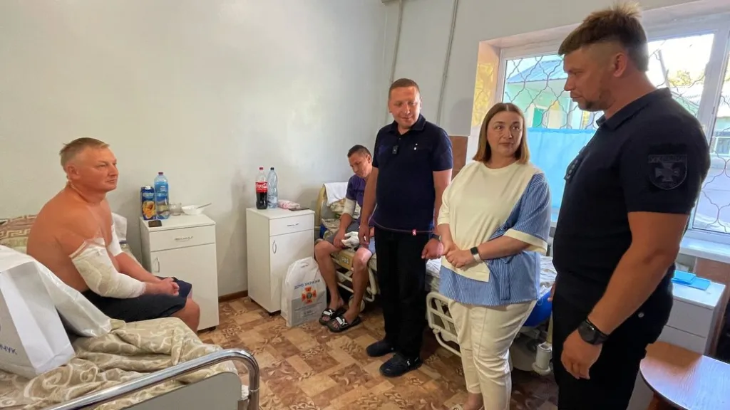 Стан рятувальників після пожежі на Полтавщині: двоє залишаються в лікарні