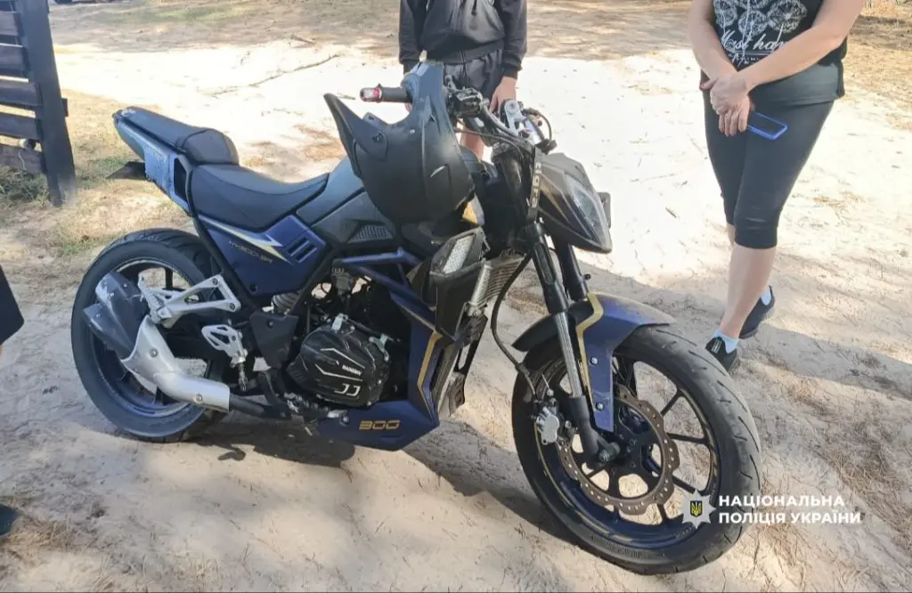 На Полтавщині 13-річний хлопець на мотоциклі потрапив у дорожню аварію