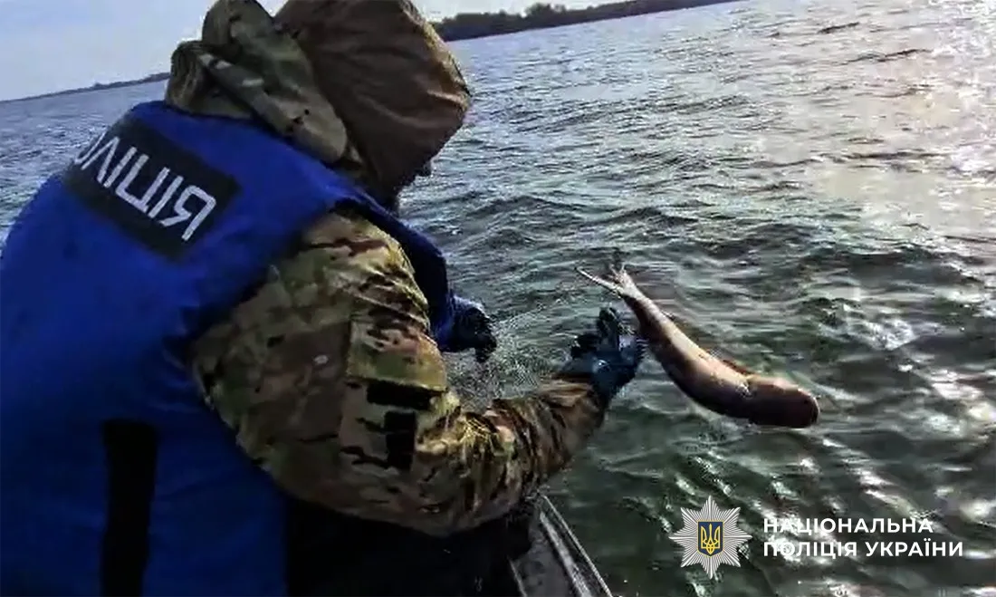 На Полтавщині виявили сотні метрів браконьєрських сіток та десятки порушень на воді
