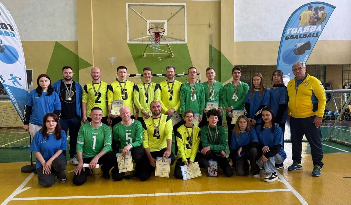 Полтавщина тріумфує на національній арені: спортсмени вибороли золото і срібло Кубка України з голболу