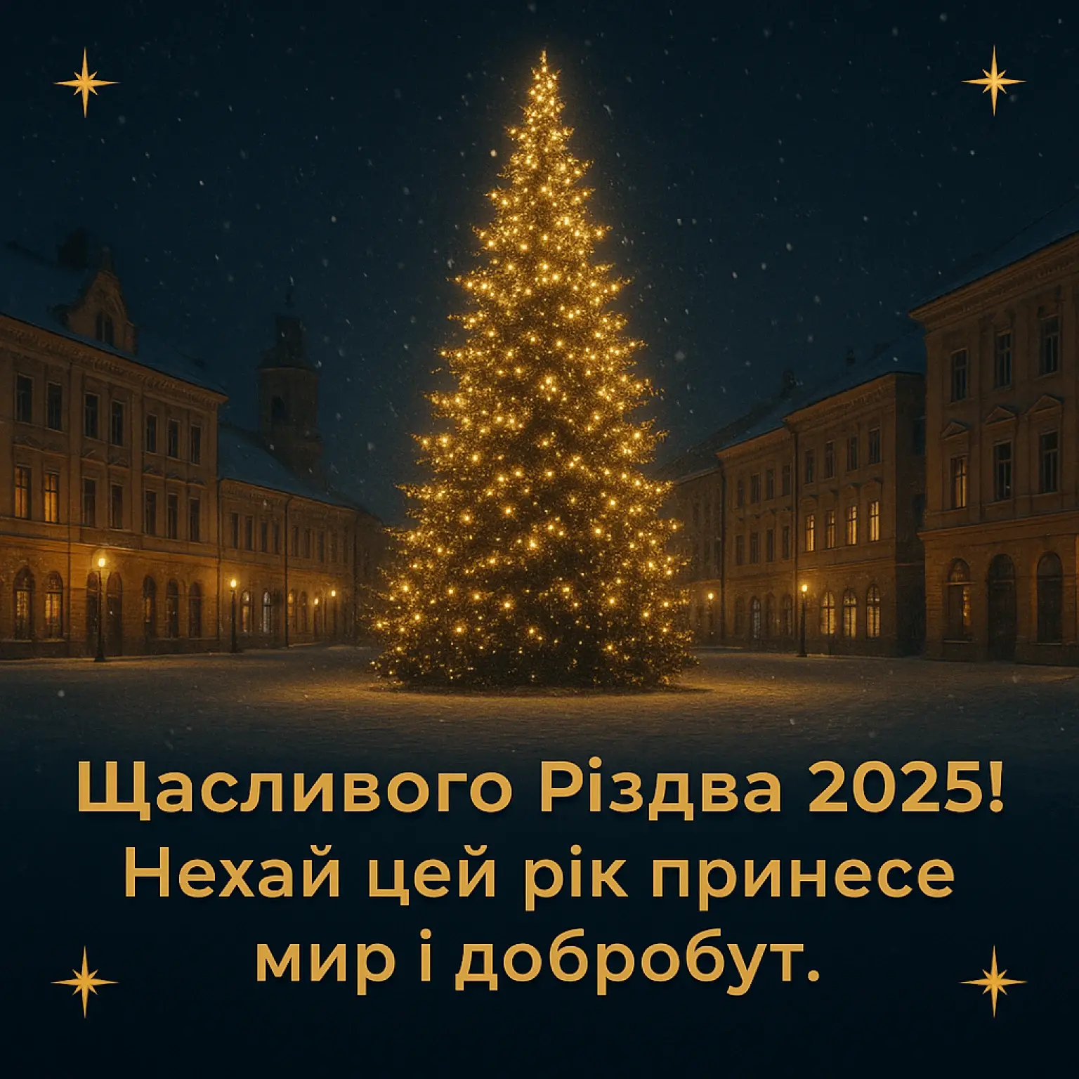 Привітання з різдвом 2025