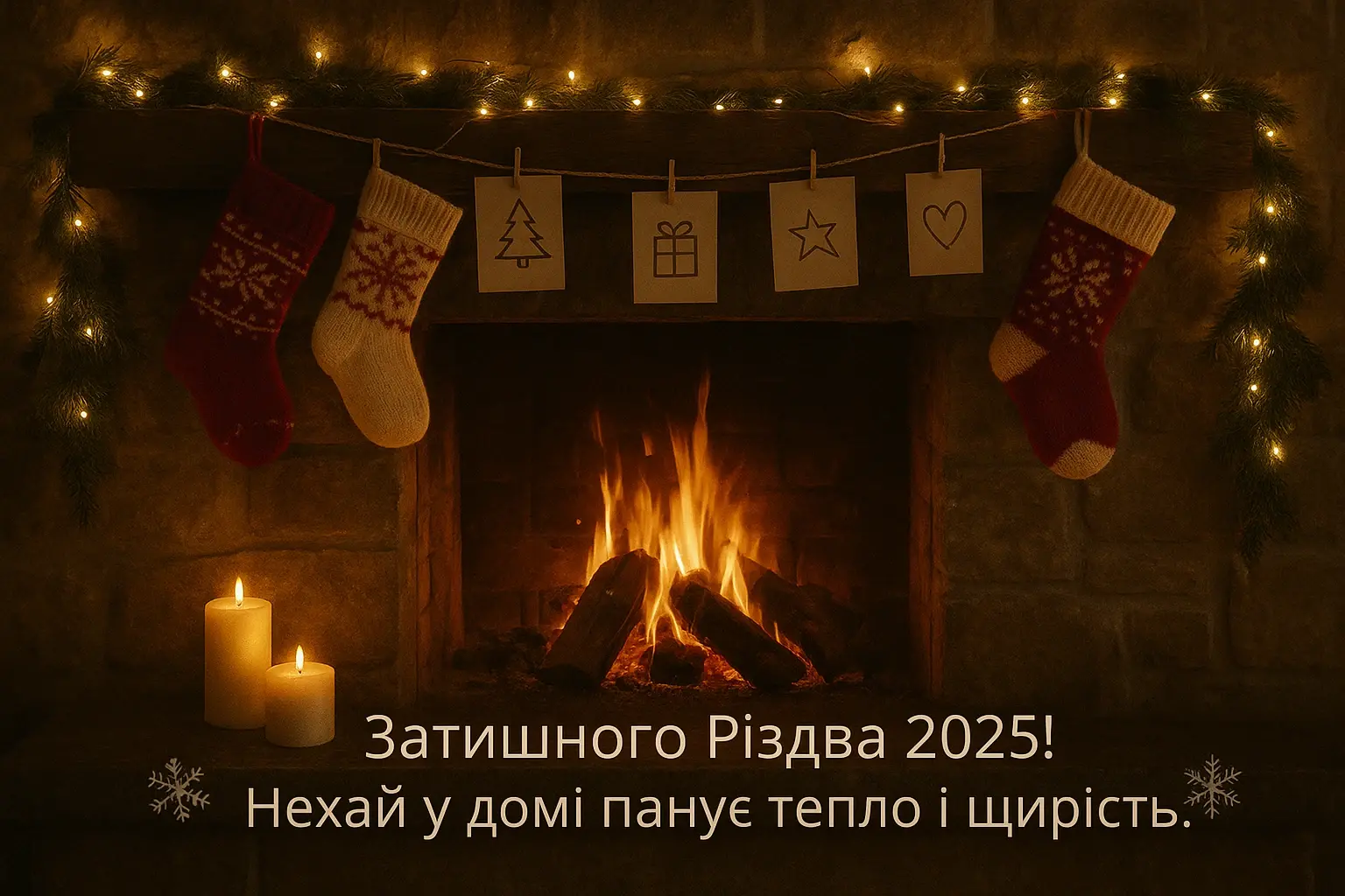 Привітання з різдвом 2025