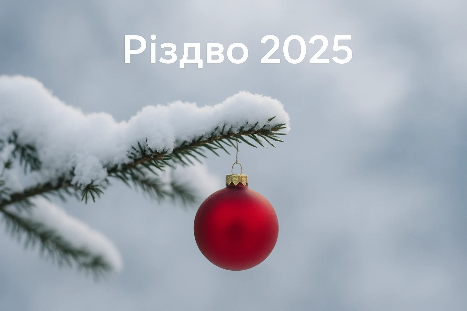 Привітання з різдвом 2025
