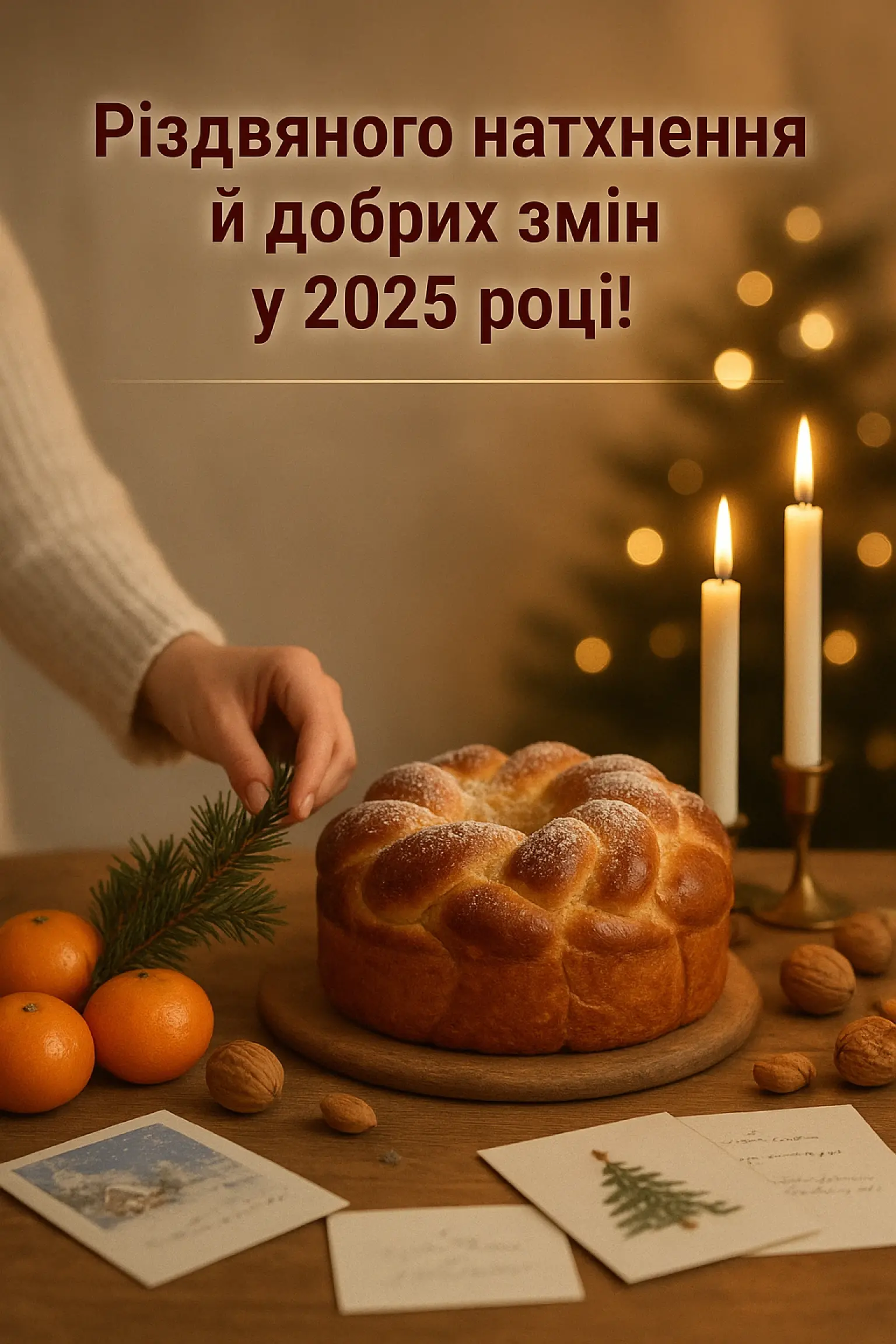 Привітання з різдвом 2025