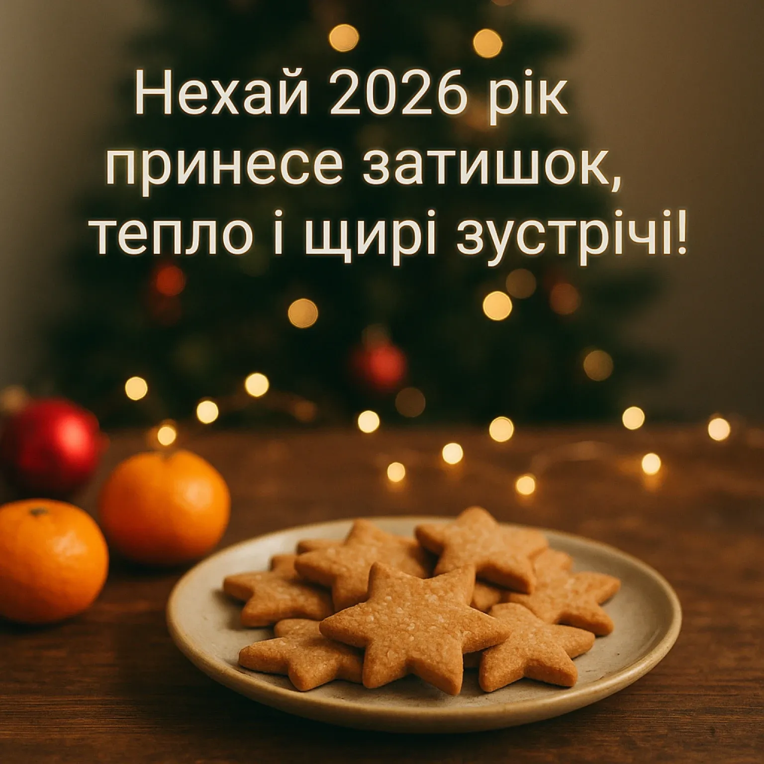 Привітання з прийдешнім новим роком 2026