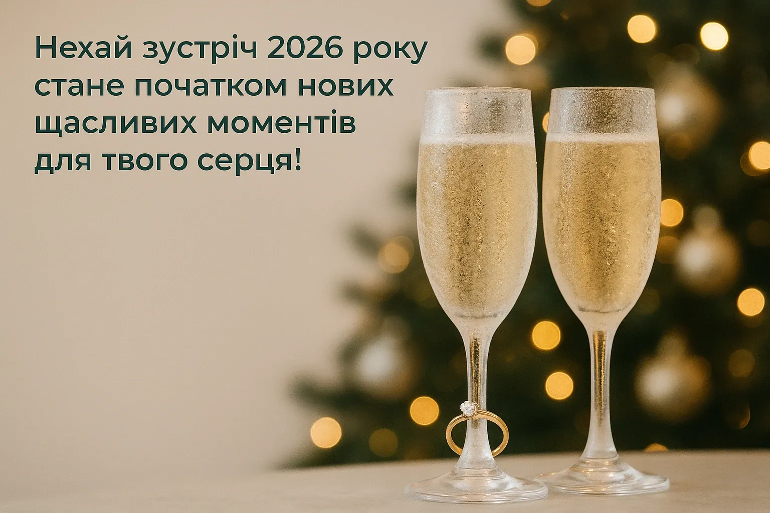 Привітання з прийдешнім новим роком 2026