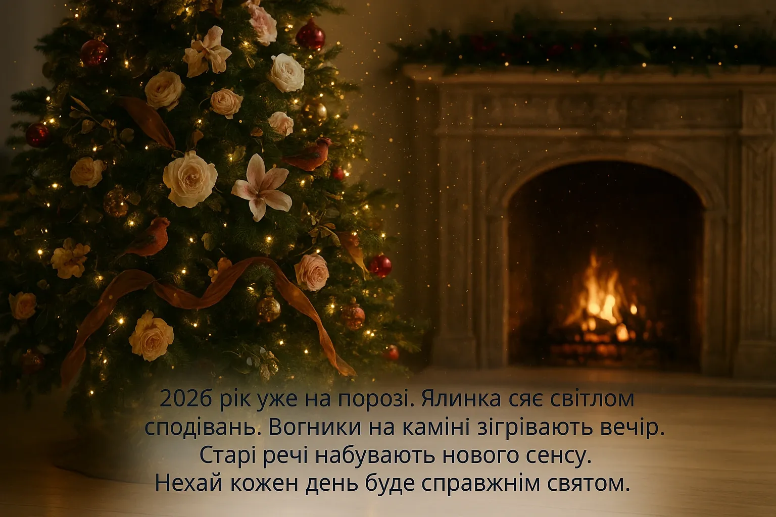 Привітання з прийдешнім новим роком 2026