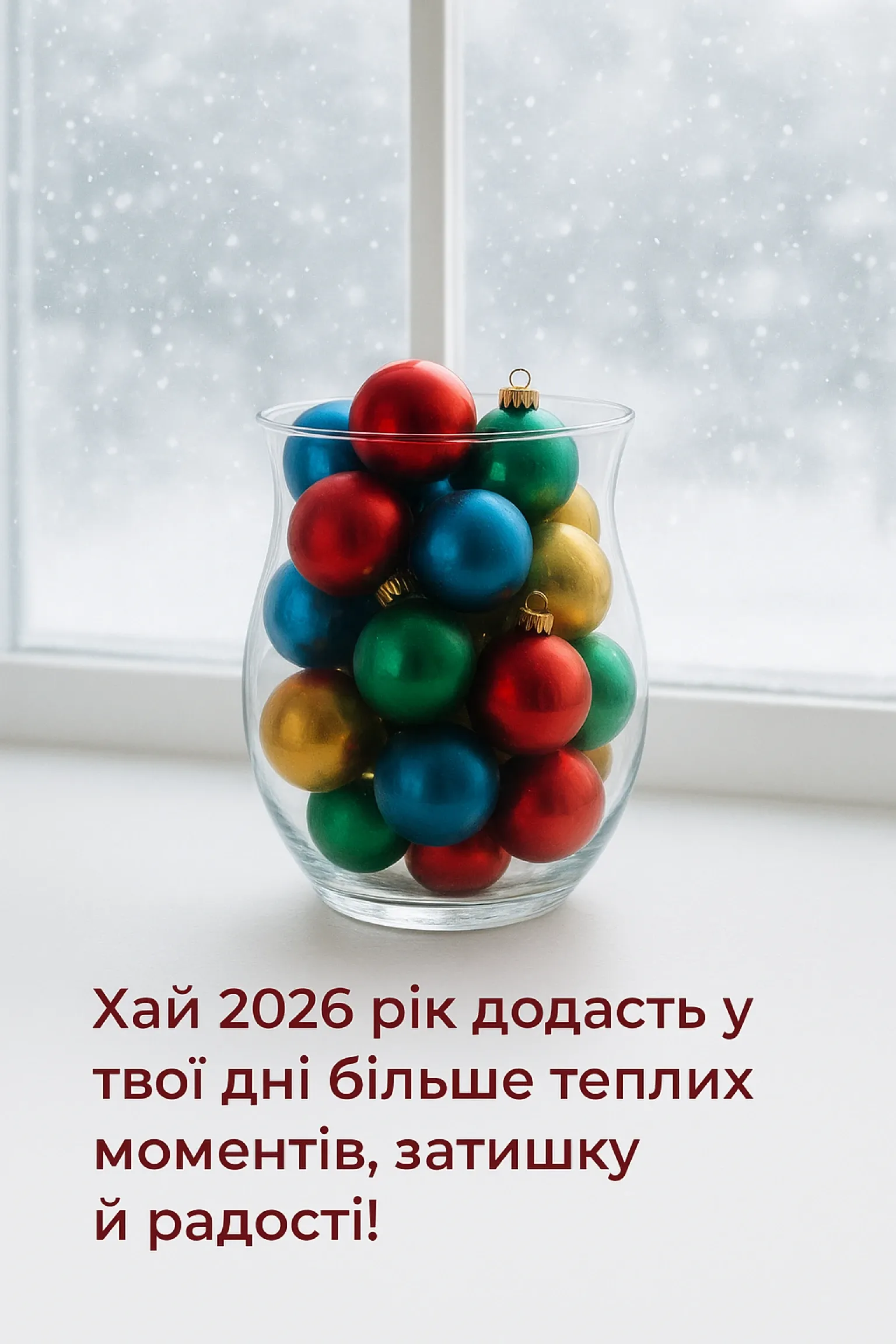 Привітання з прийдешнім новим роком 2026