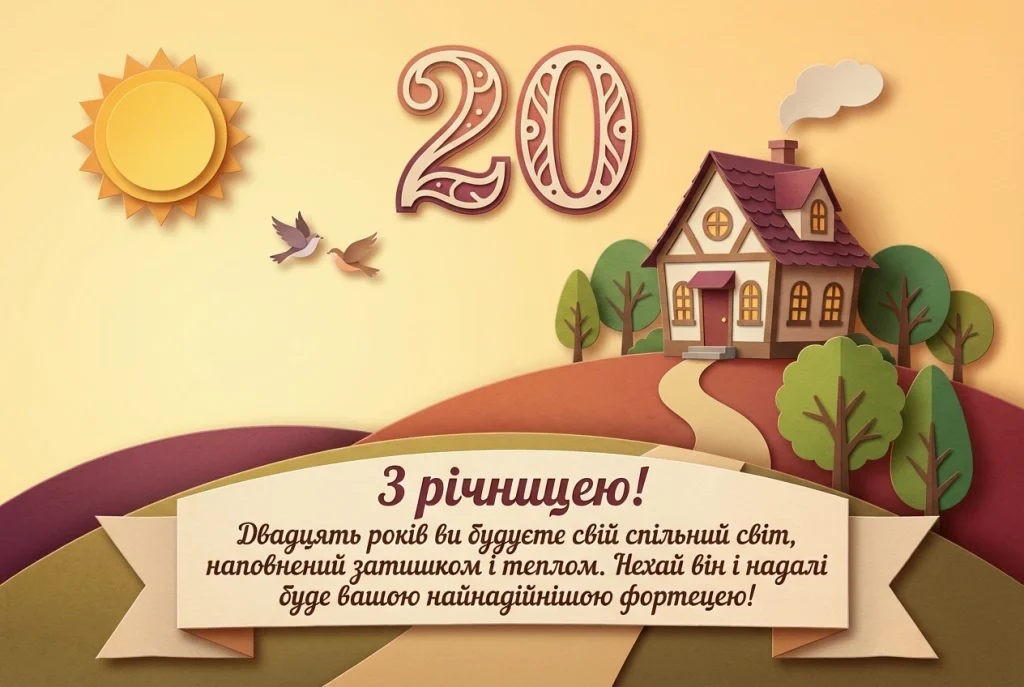 20 років весілля