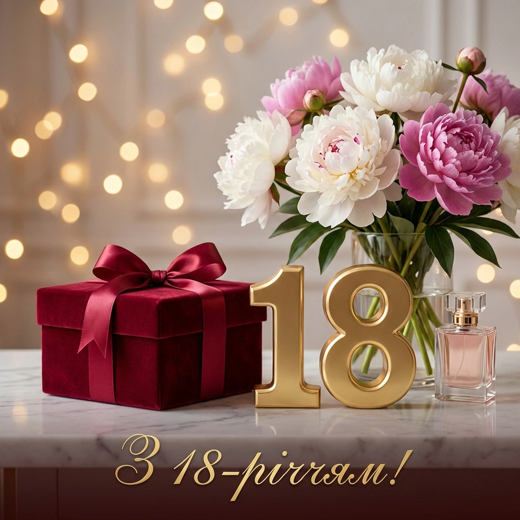 з днем народження 18 років дівчині