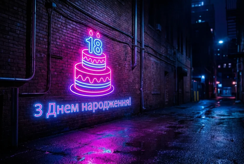 з днем народження 18 років дівчині