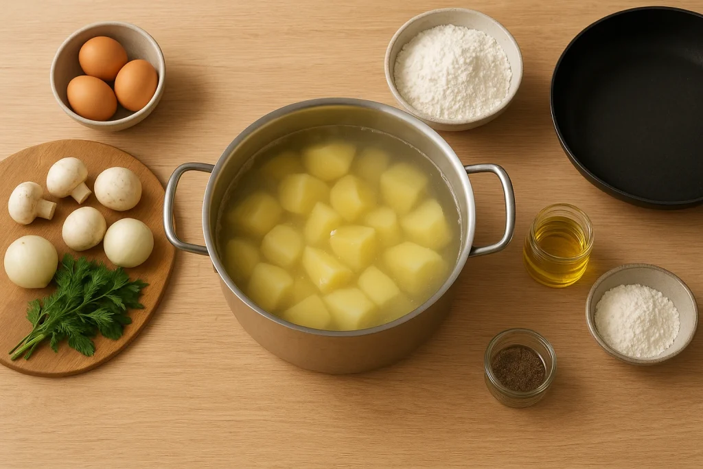 картопляники з грибами