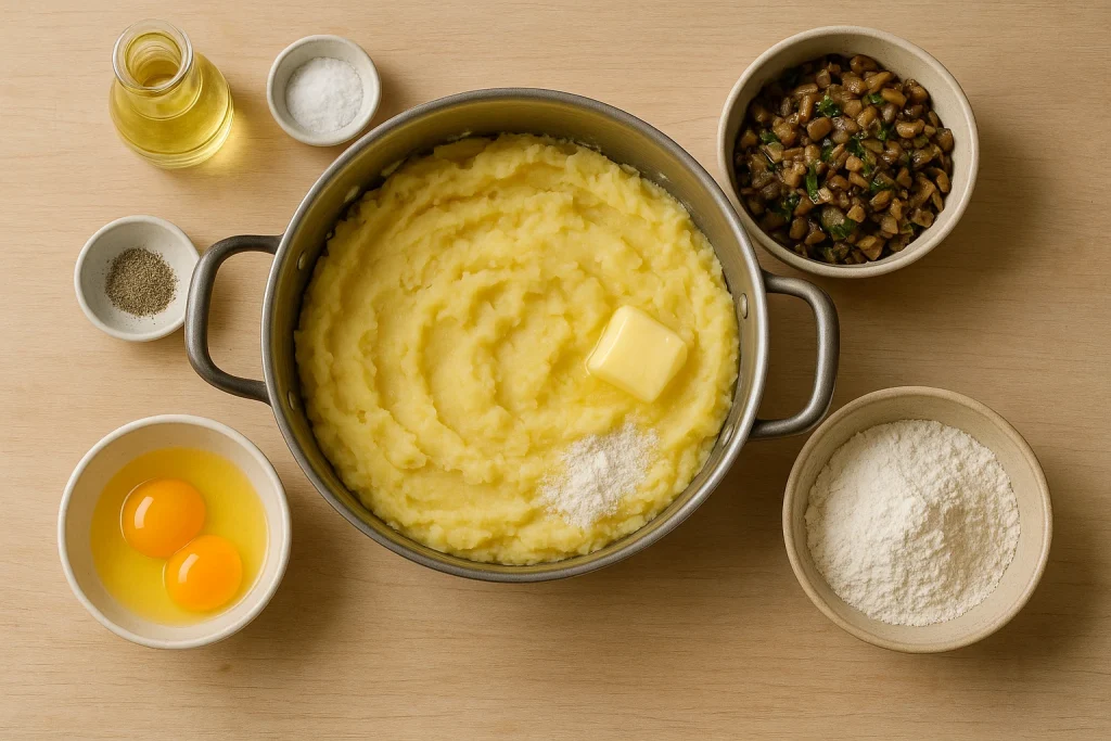 картопляники з грибами