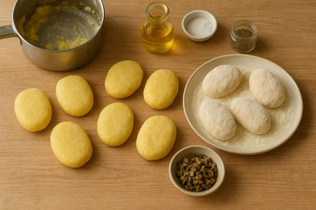картопляники з грибами