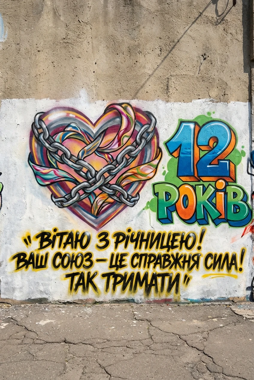 12 років весілля