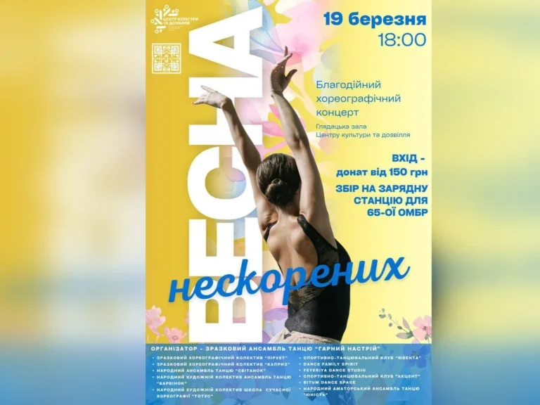 У Полтаві готують благодійний танцювальний вечір для підтримки військових