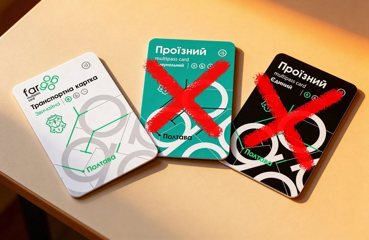 У Полтаві можуть змінити систему транспортних карток і відмовитися від «Єдиного проїзного