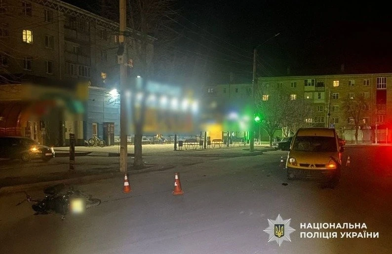У Решетилівці сталася аварія за участю 12-річного водія мотоцикла