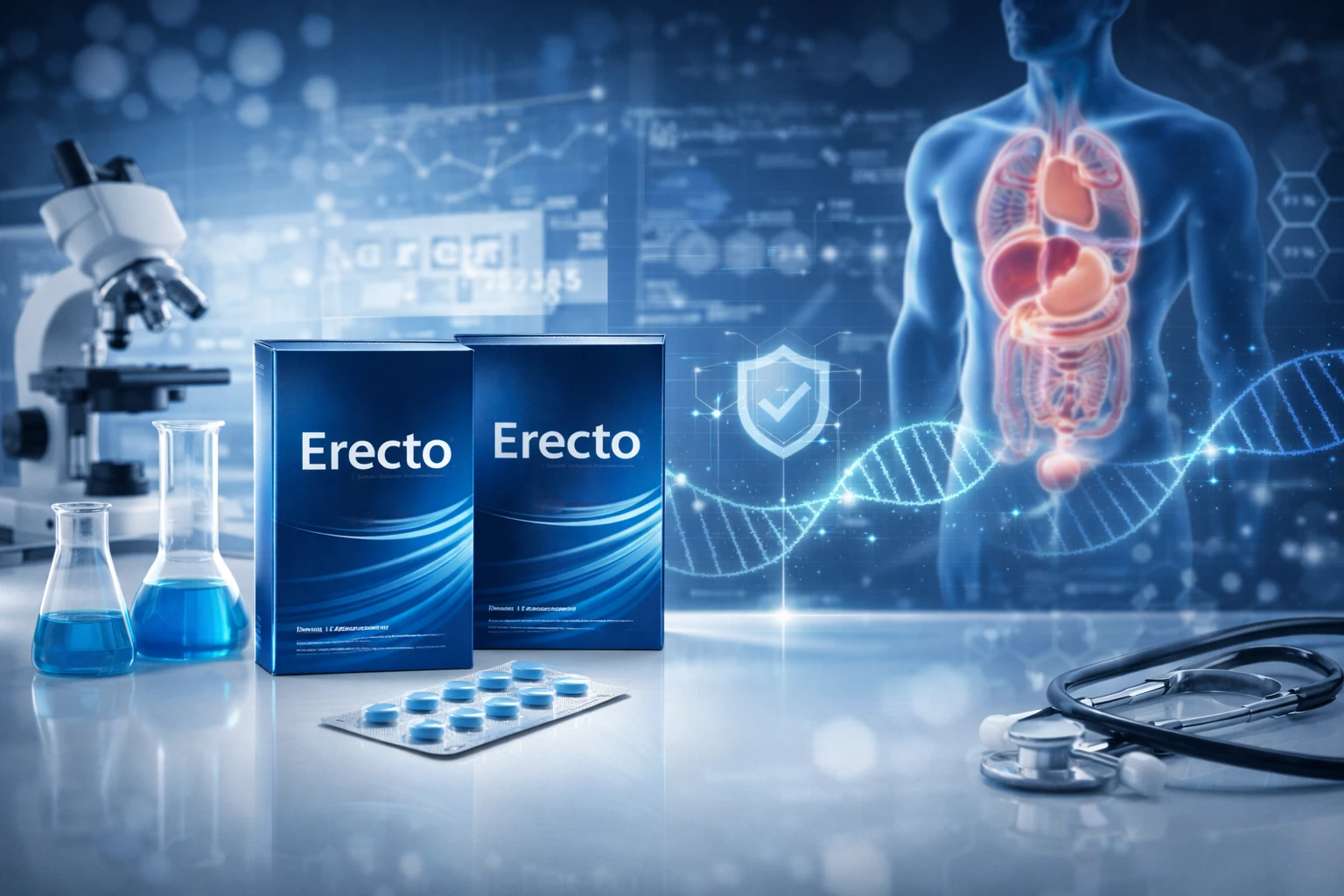 Научные стандарты для восстановления мужского здоровья от Erecto