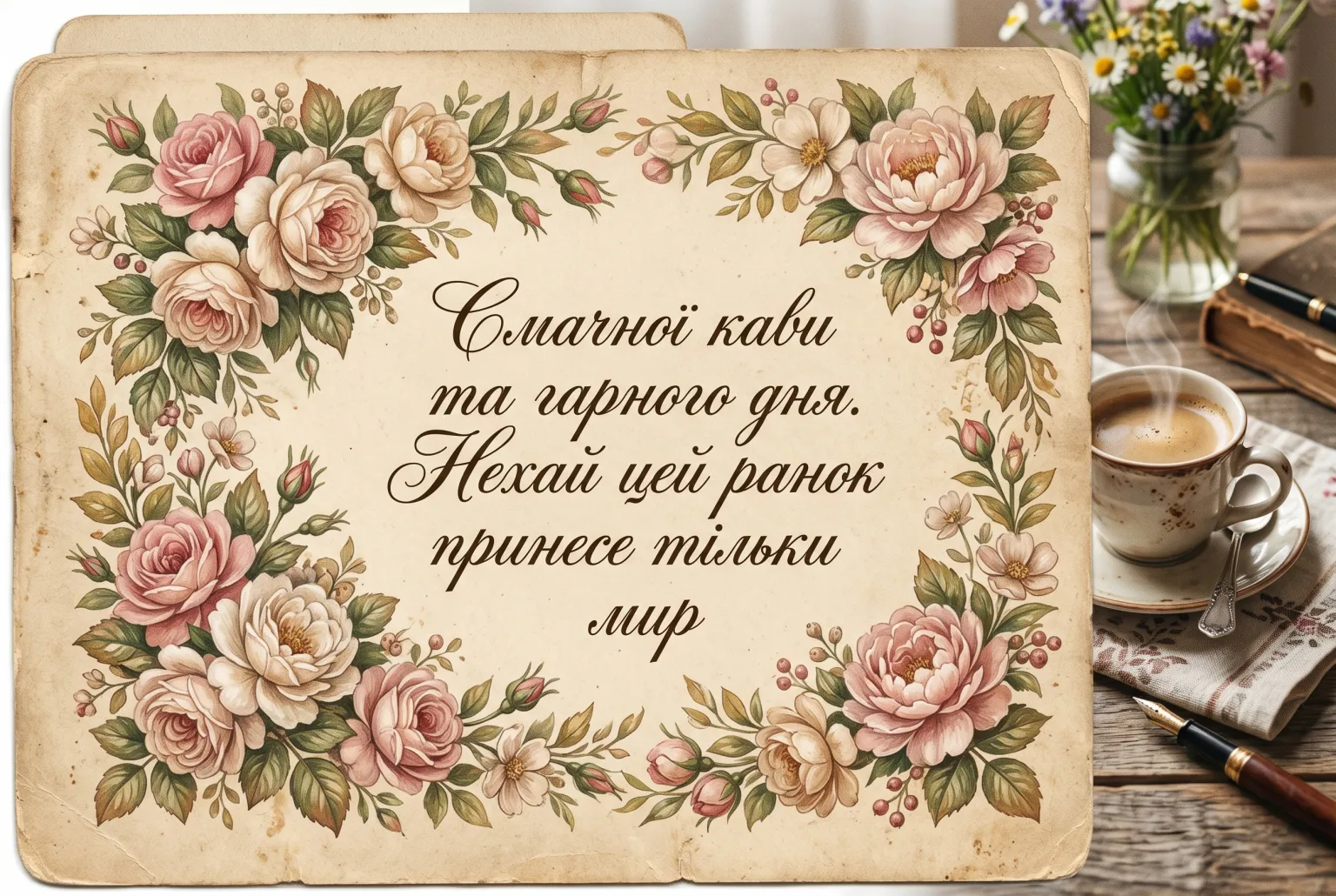 Побажання доброго ранку: креативні ідеї та душевні листівки для особливого початку дня