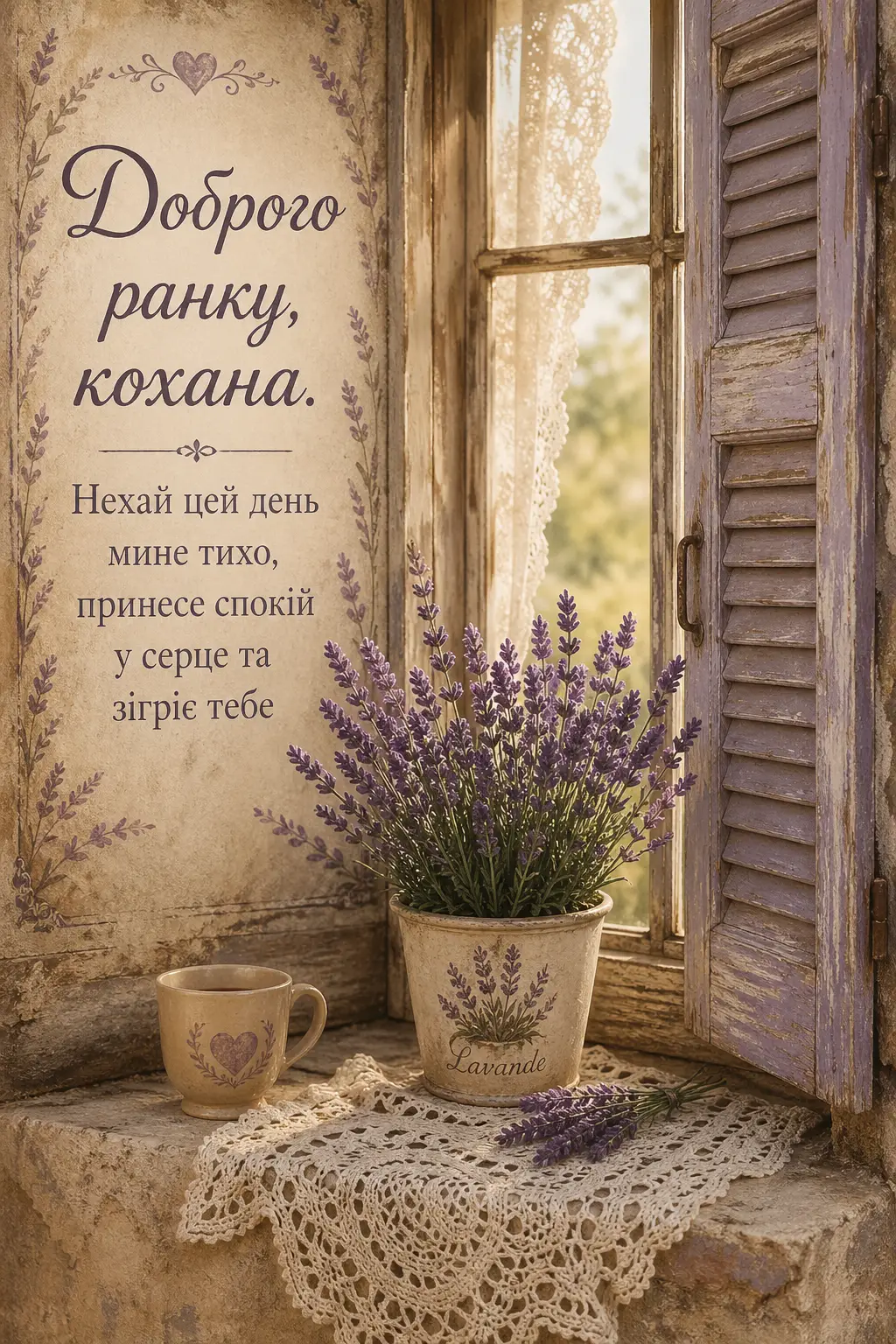 Доброго ранку, кохана: найкрасивіші листівки та ніжні побажання для гарного настрою