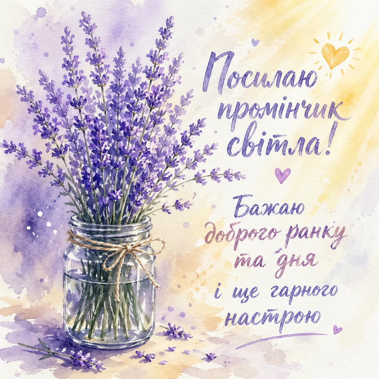 Доброго ранку та дня: найкращі побажання у картинках для гарного настрою