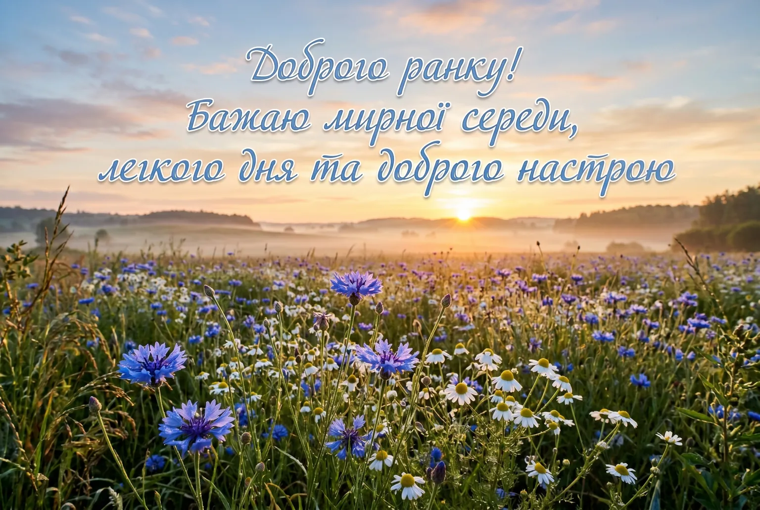 Доброго ранку, мирної середи: душевні картинки та найкращі побажання для гарного настрою