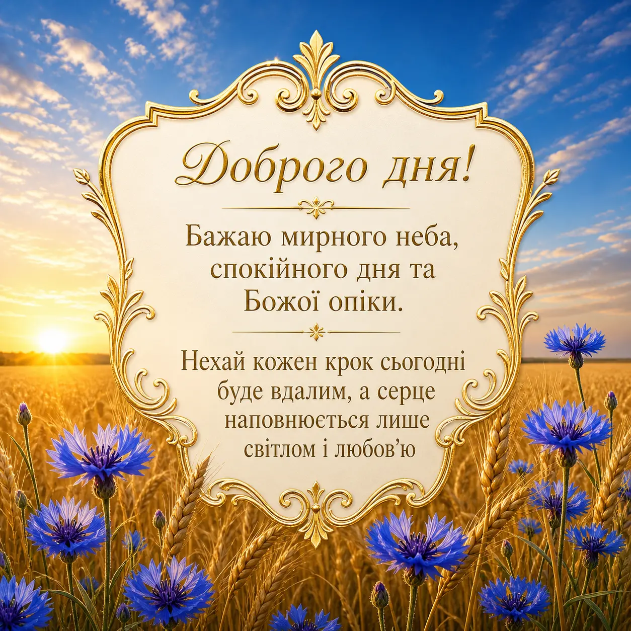 Доброго дня: душевні картинки та найкращі побажання для гарного настрою