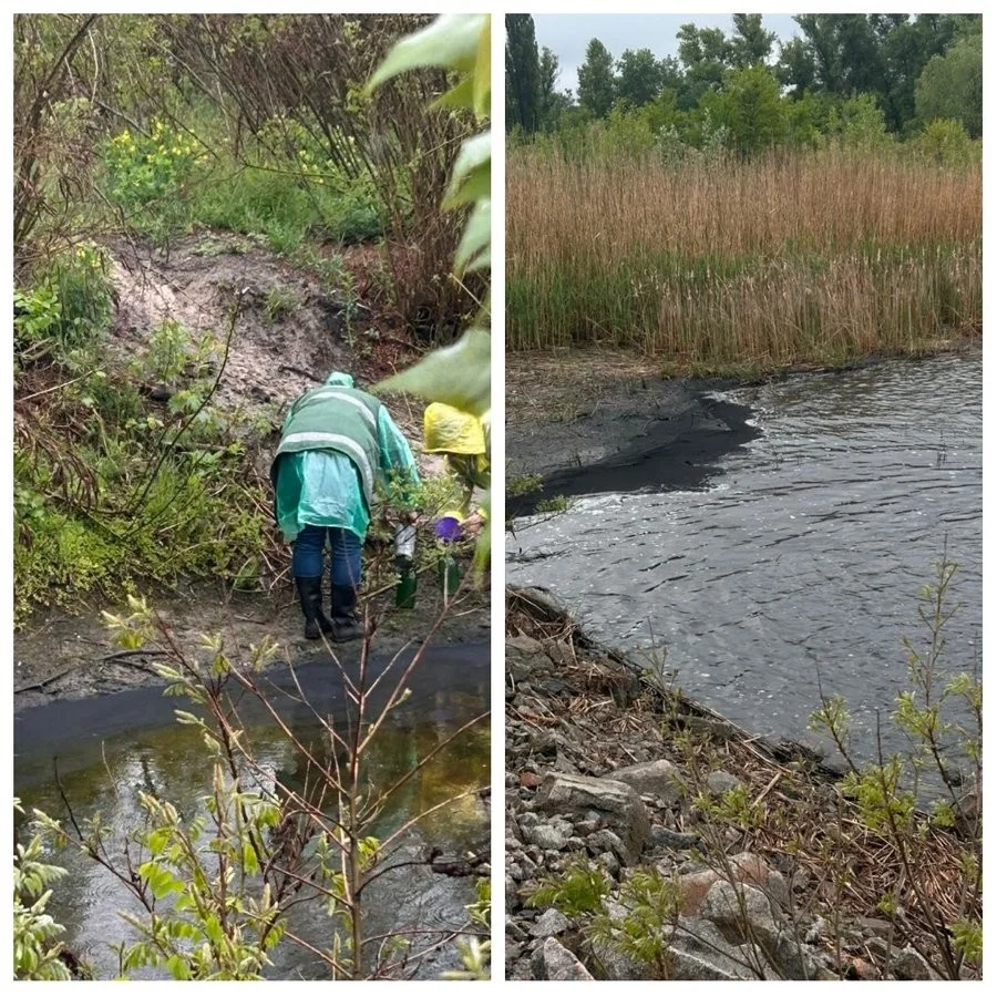 Екологічна загроза на Полтавщині: після масованого авіаудару у водосховищі виявили хімічну пляму