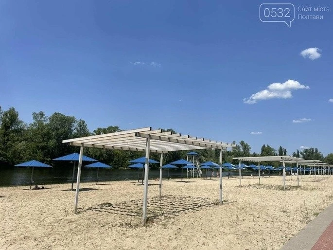 Оновлення зон відпочинку в Полтаві: на впорядкування трьох міських пляжів виділять мільйонні суми
