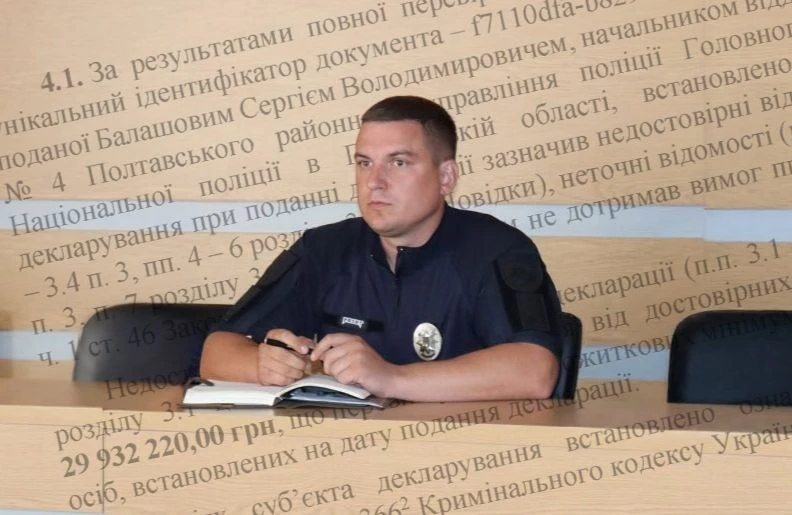 Тюремні терміни та мільйонні статки: НАЗК викрило масштабні приховування у звітах зіньківського поліцейського