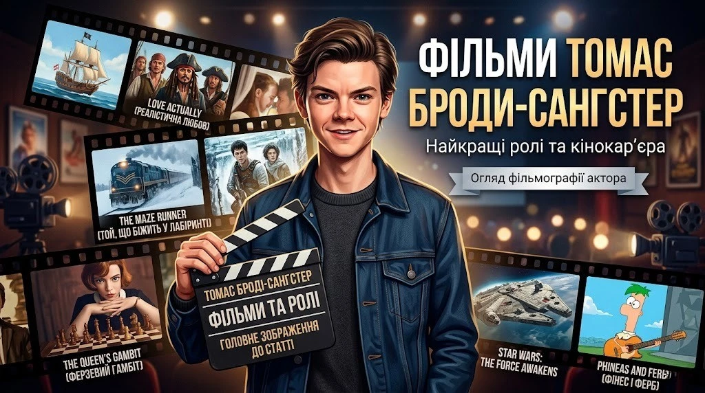 Повний список фільмів Томаса Броді-Санґстера по роках