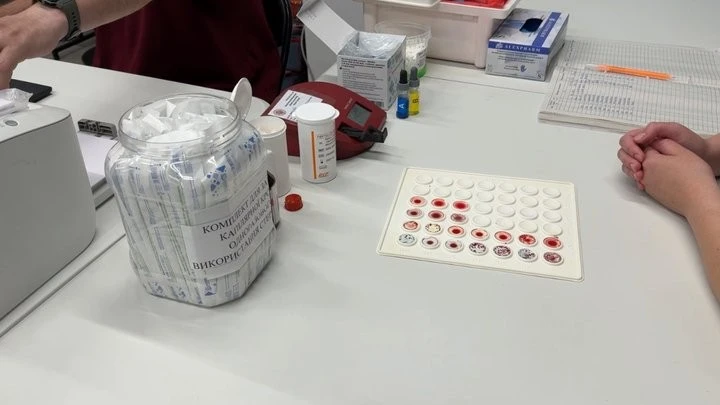 У полтавському ветеранському просторі організували перший масовий збір крові