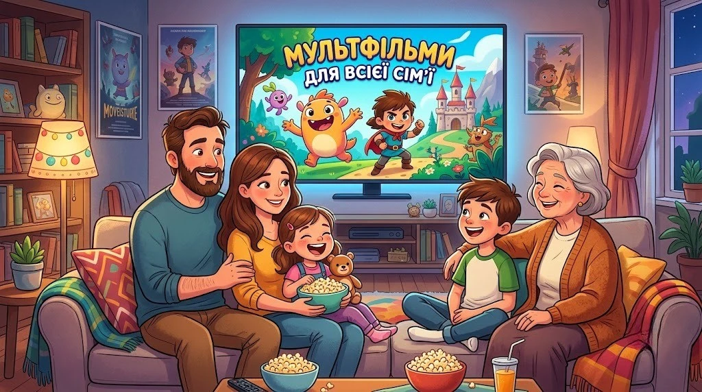 Мультфільми для всієї сім’ї подобаються і дітям і дорослим