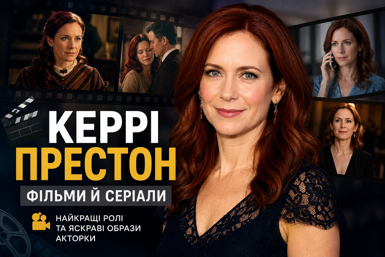 Де знімалась Керрі Престон: фільми та серіали